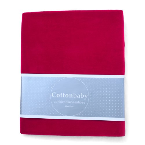 Housse de matelas à langer en velours, rouge